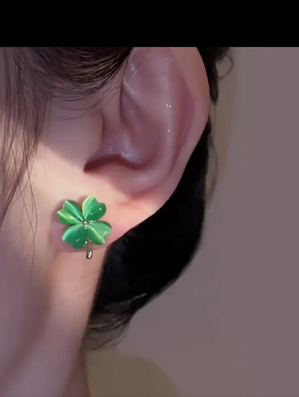 5/10🍀 St. Patrick's Day Green Lucky Clover Earrings